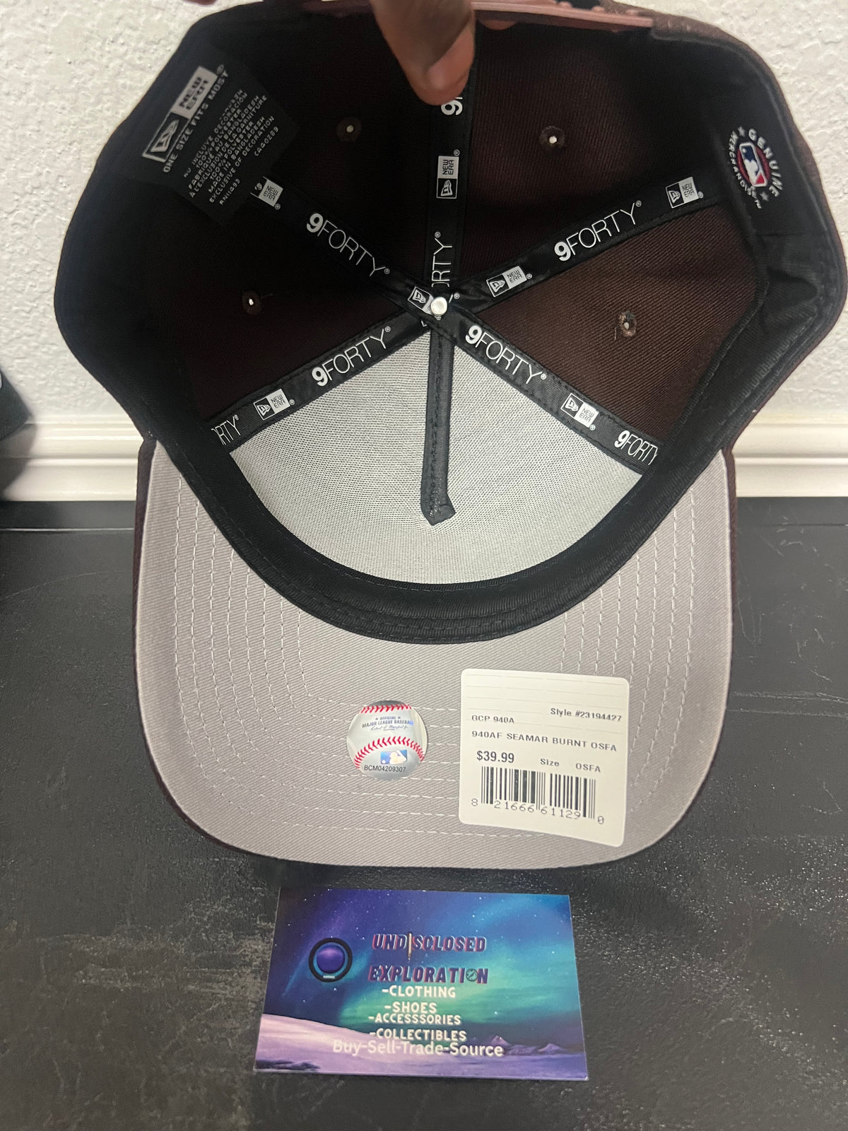 Seattle Mariners brown & red new era hat