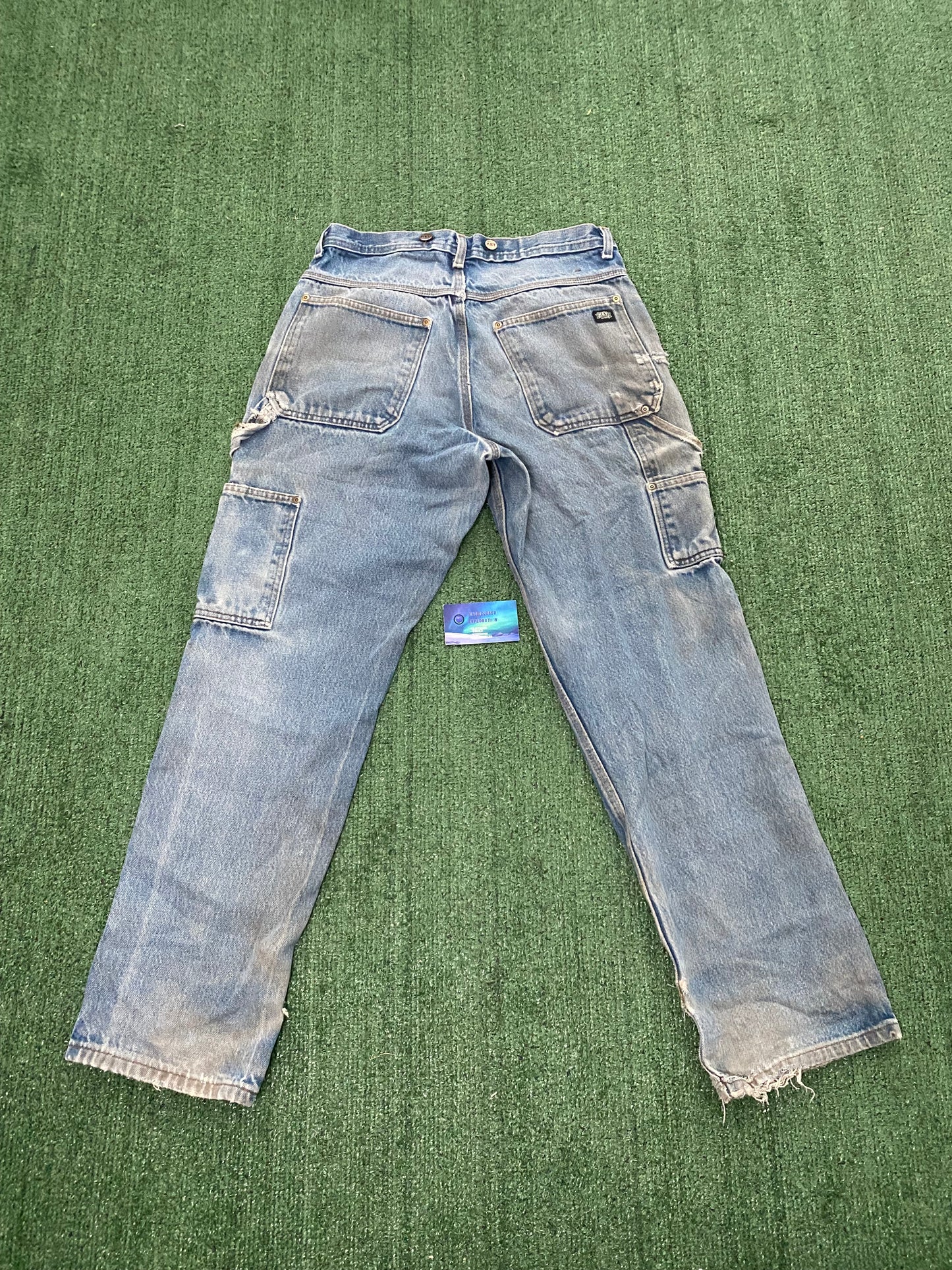 Vintage Key Denim Distressed Work pants