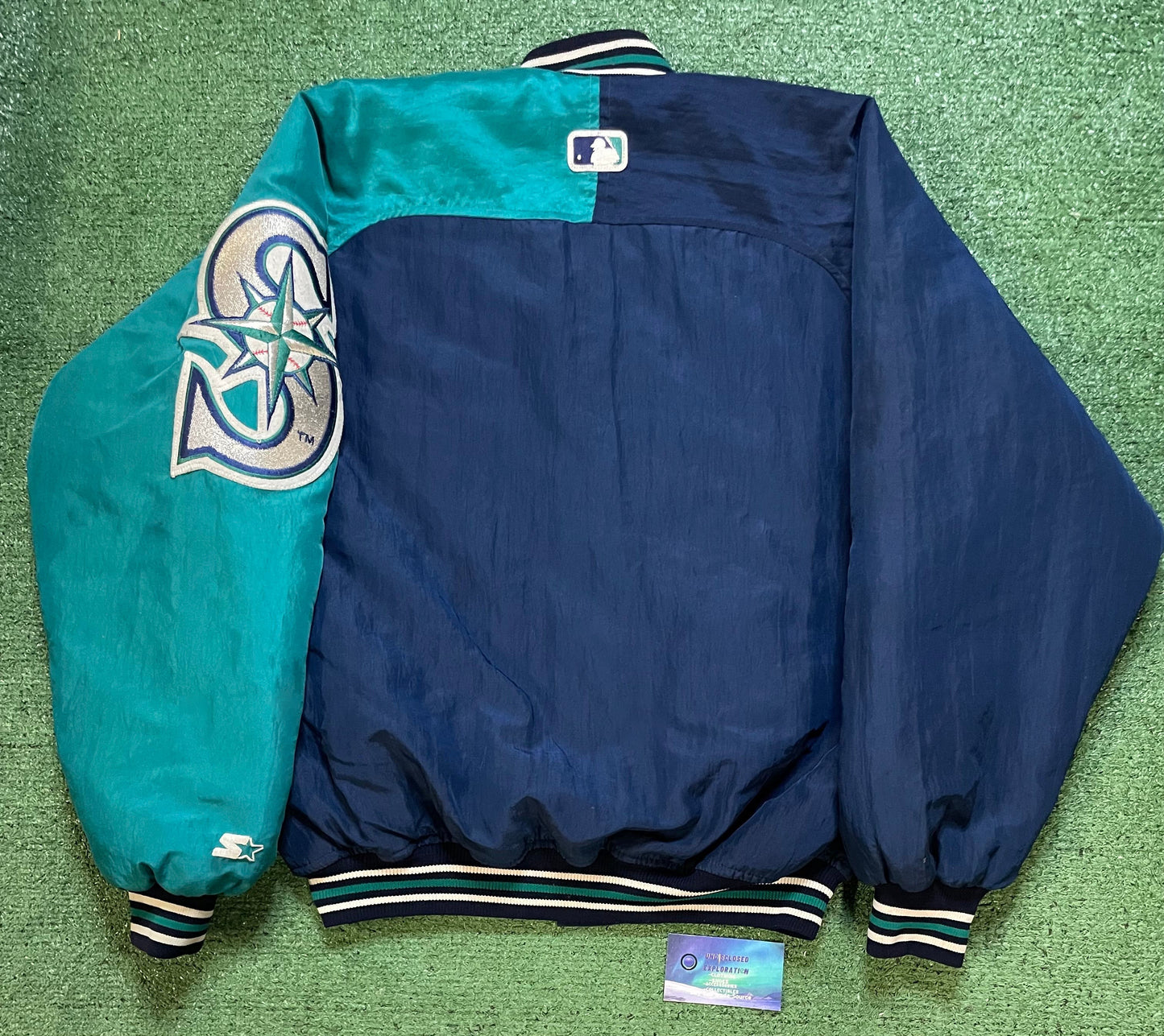 Vintage 1990s Seattle Mariners diamond starter jacket