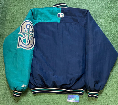 Vintage 1990s Seattle Mariners diamond starter jacket