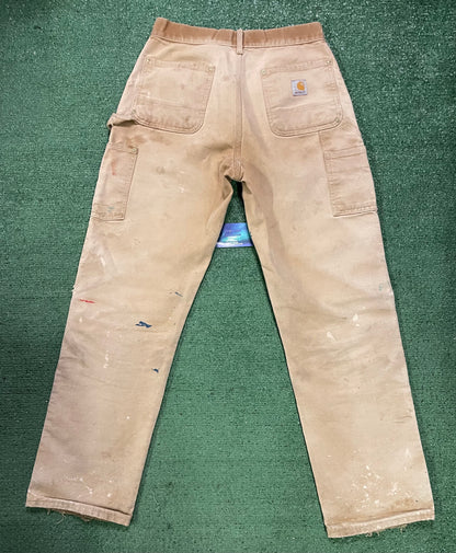 Carhartt beige double knees pants