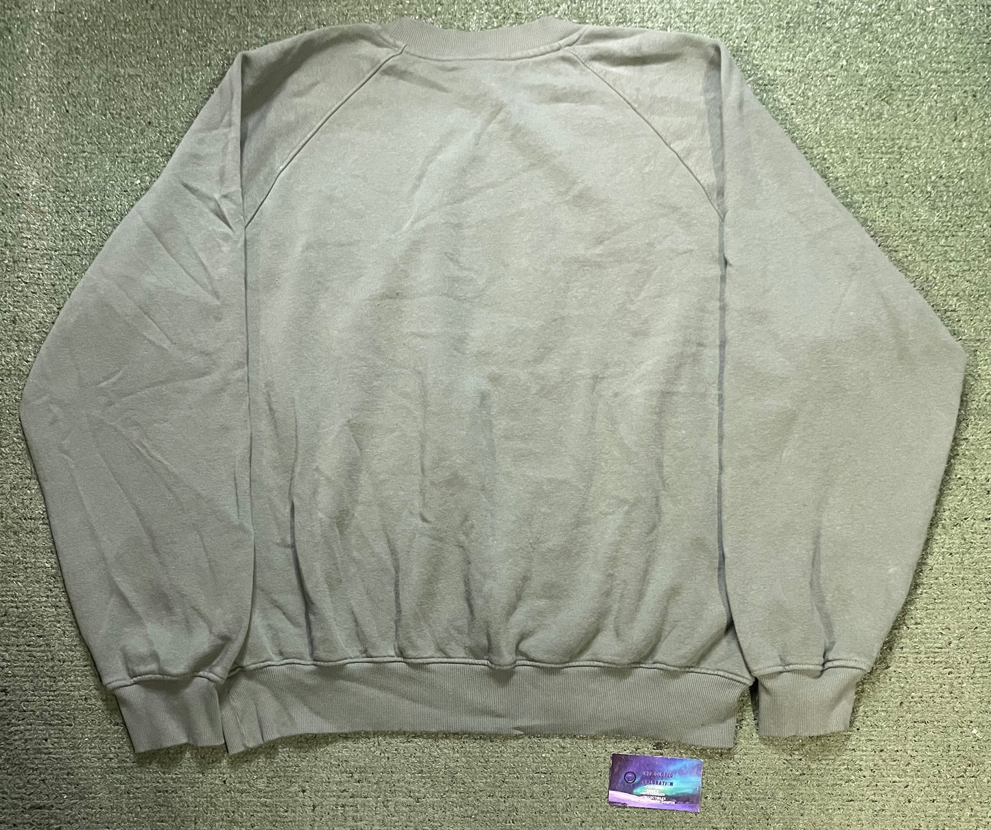 The North Face green embroidered crewneck