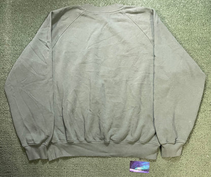 The North Face green embroidered crewneck