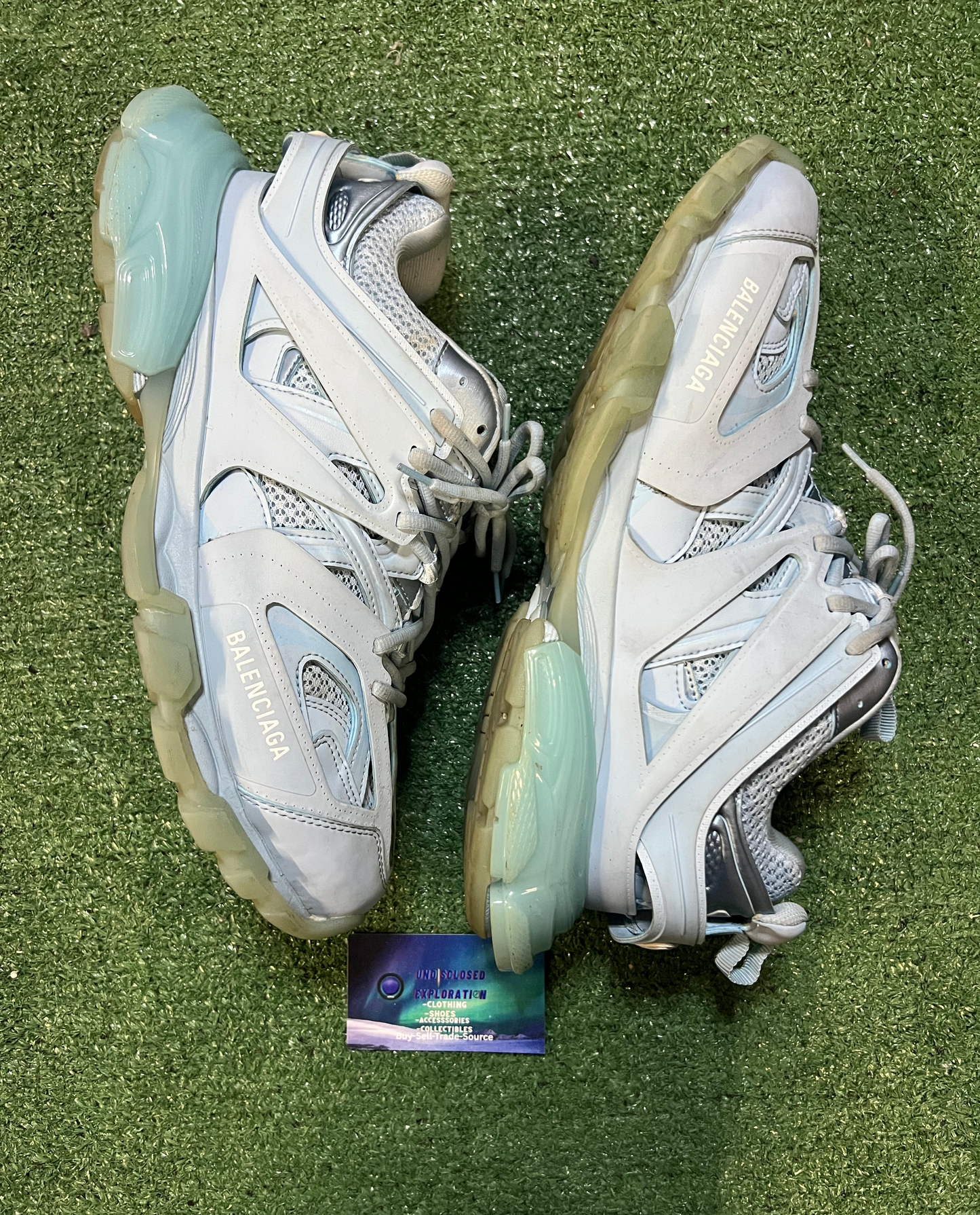 Balenciaga track light blue size 12men/13.5women(EU 45)