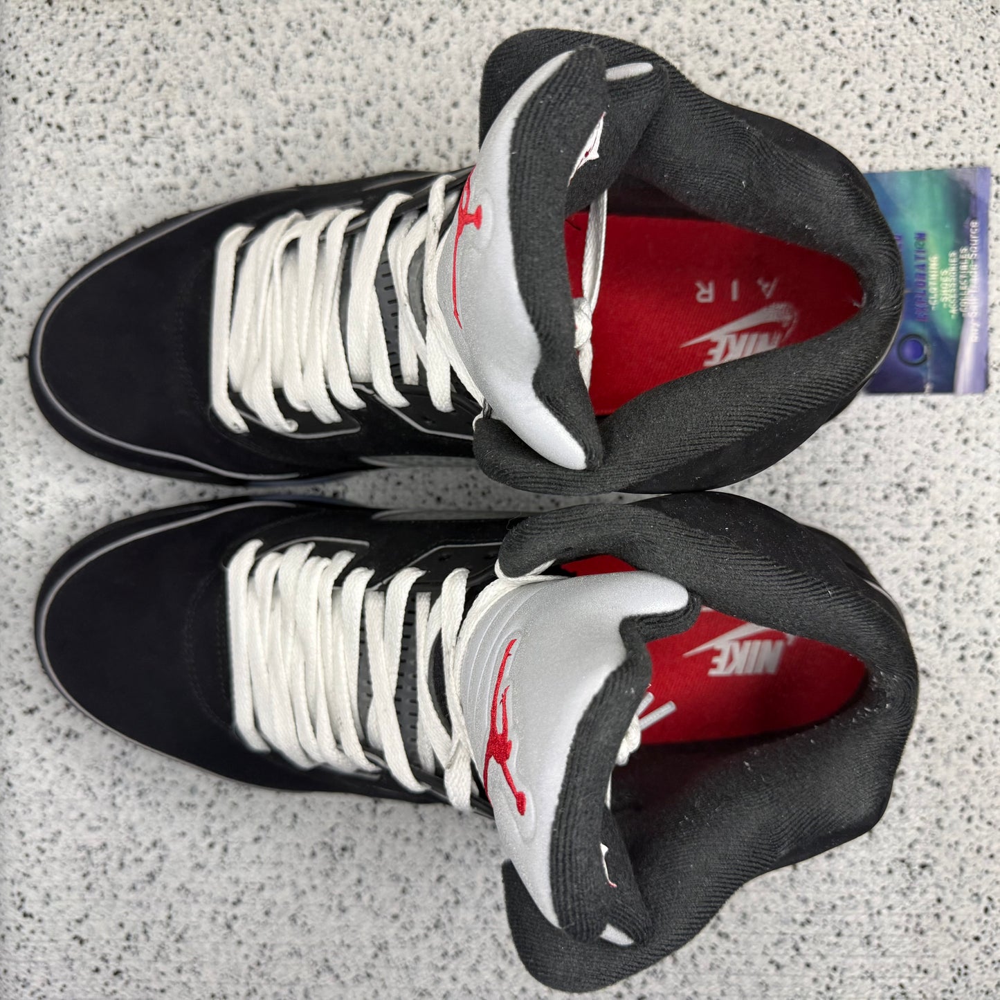 Jordan 5 Black Metallic Reimagined 13 Men “Preowned”