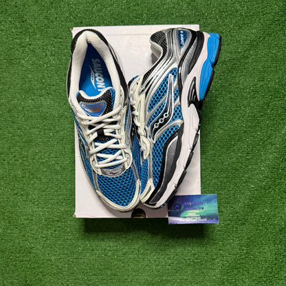 Saucony Progrid Omni 9 Royal Silver 10 Men/11.5 Women “Preowned”
