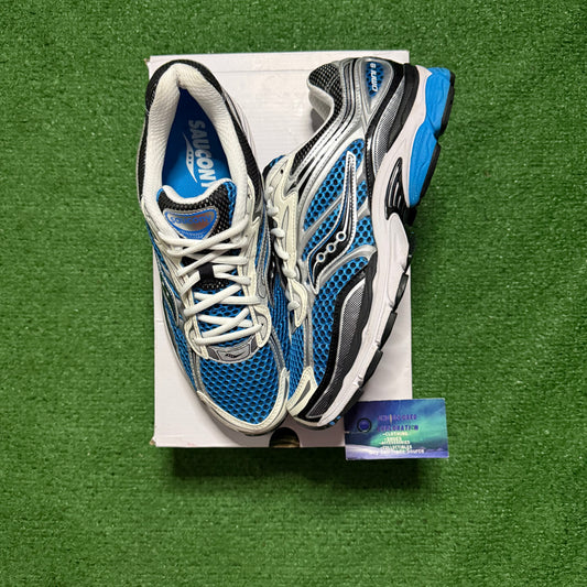 Saucony Progrid Omni 9 Royal Silver 10 Men/11.5 Women “Preowned”