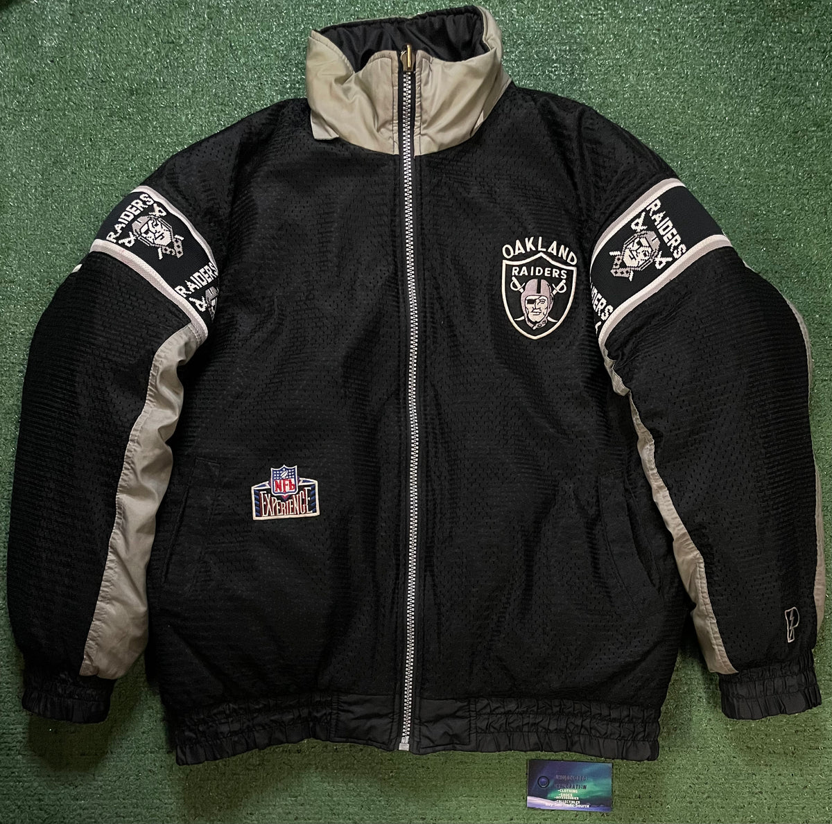 Vintage 1990s Reversible Oakland Raiders Jacket
