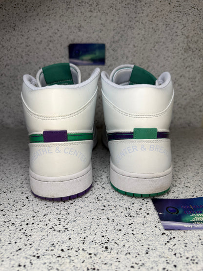 Jordan 1 Mid Luka Doncic 9 Men/10.5 Women “Preowned”