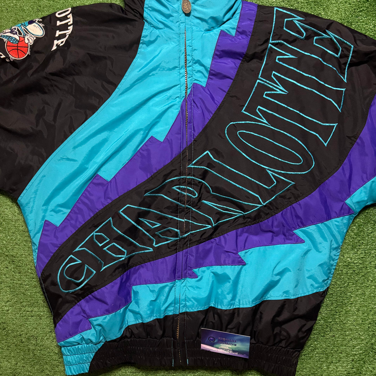 Vintage Charlotte Hornets Jacket Lee Sport