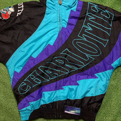 Vintage Charlotte Hornets Jacket Lee Sport