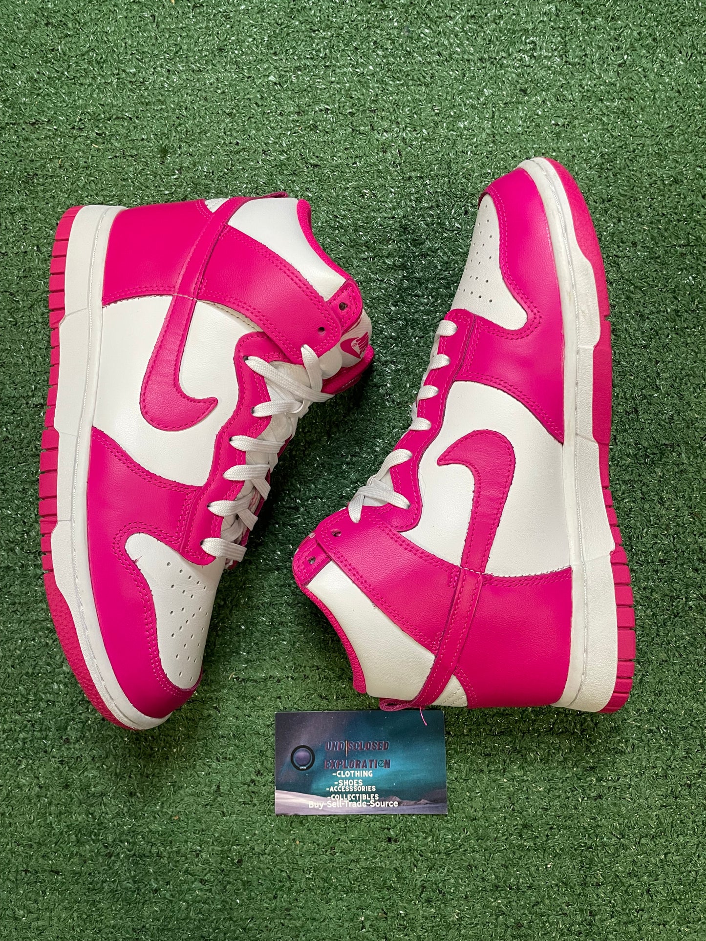Nike dunk high pink prime size 5.5youth/7women