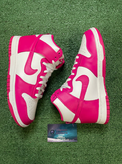 Nike dunk high pink prime size 5.5youth/7women