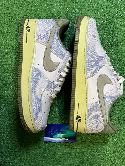 Nike Air Force 1 low purple snakeskin