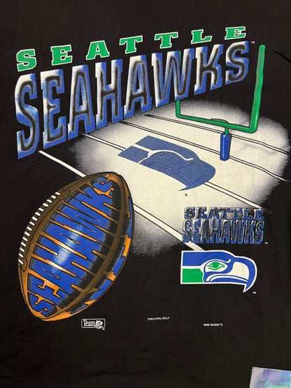 Vintage 1990s Seattle Seahawks field post tee