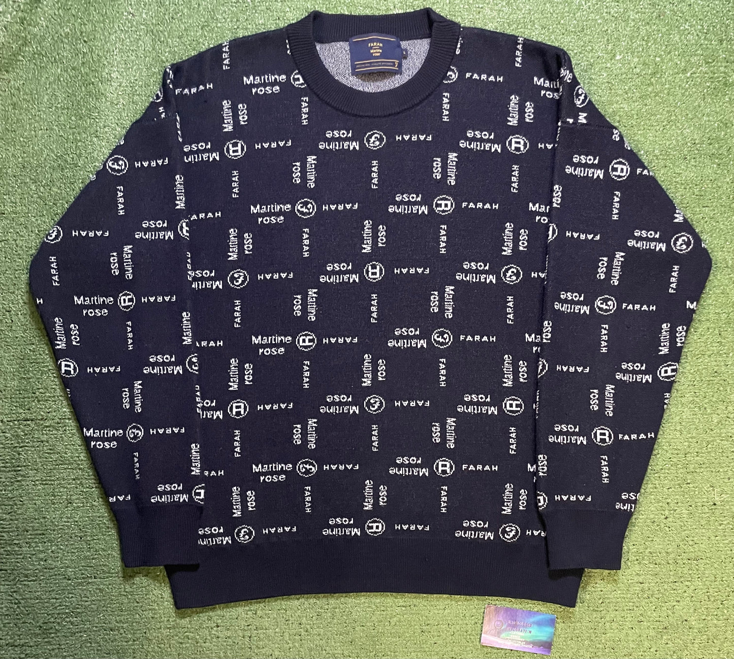 Martine Rose X farah knitted crewneck