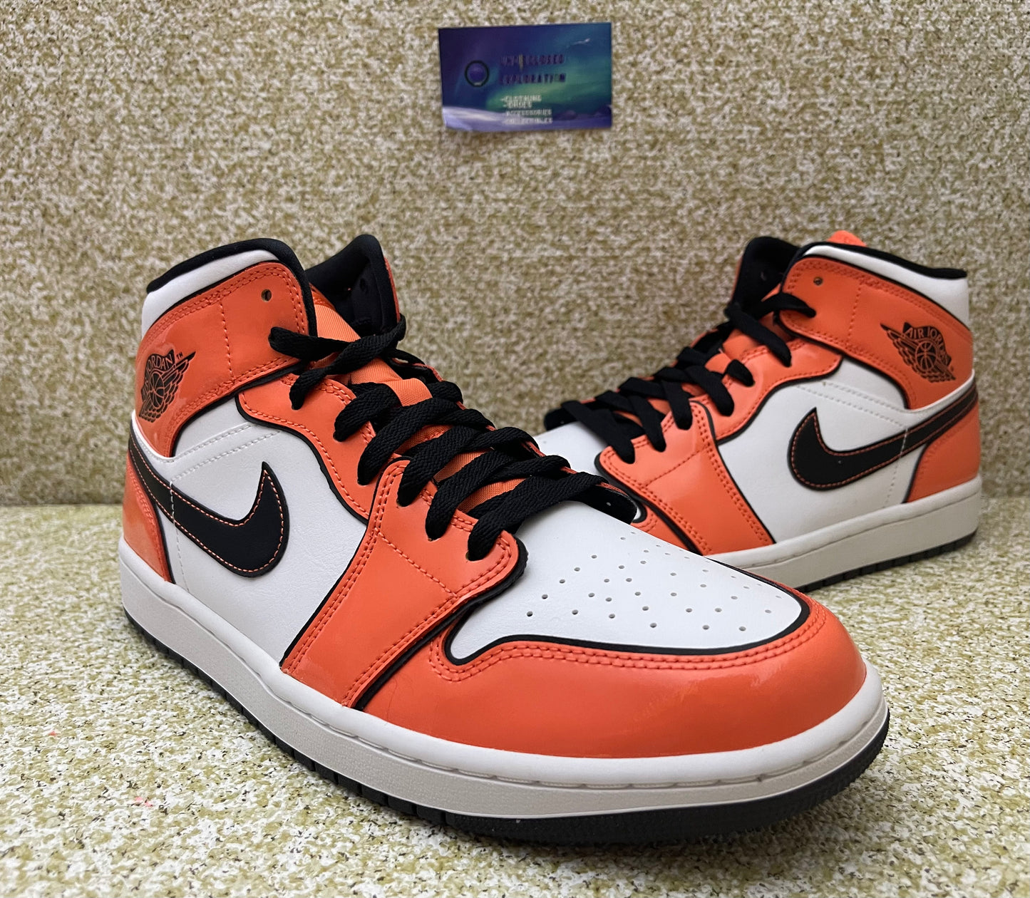 Jordan 1 Mid Orange Turf