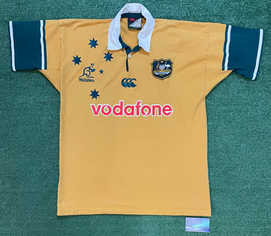 Vintage 1990s Australia wallabies Canterbury rugby union jersey