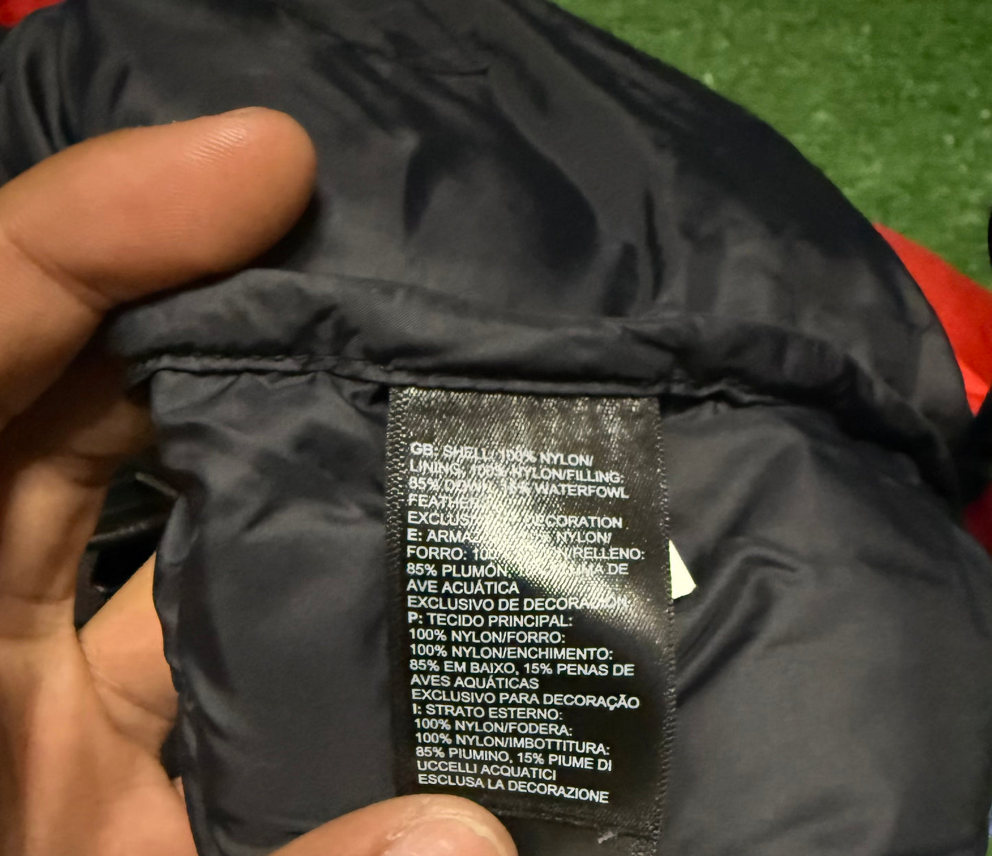 Northface Nuptse Red