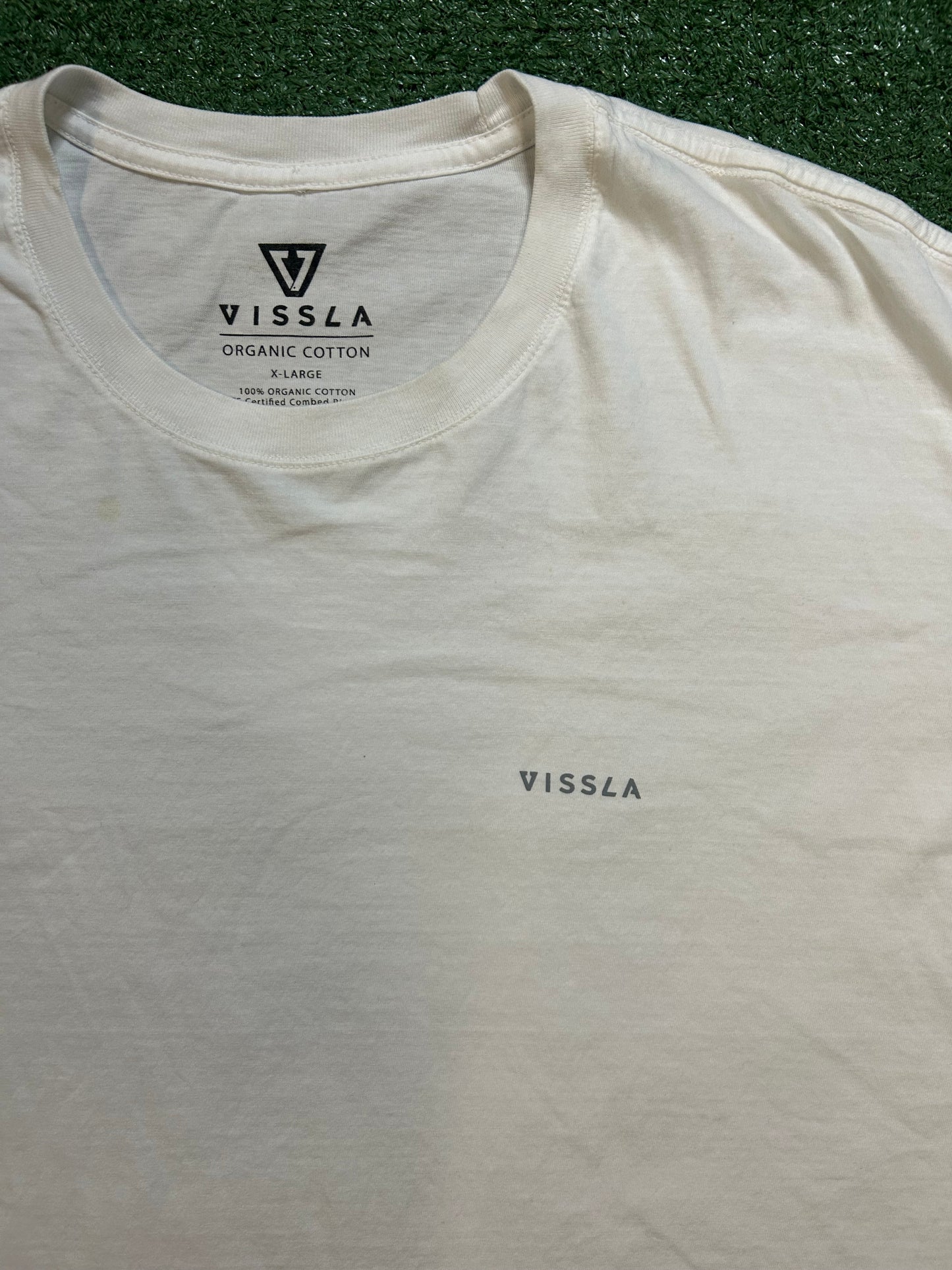 Vissla organic white cotton tee