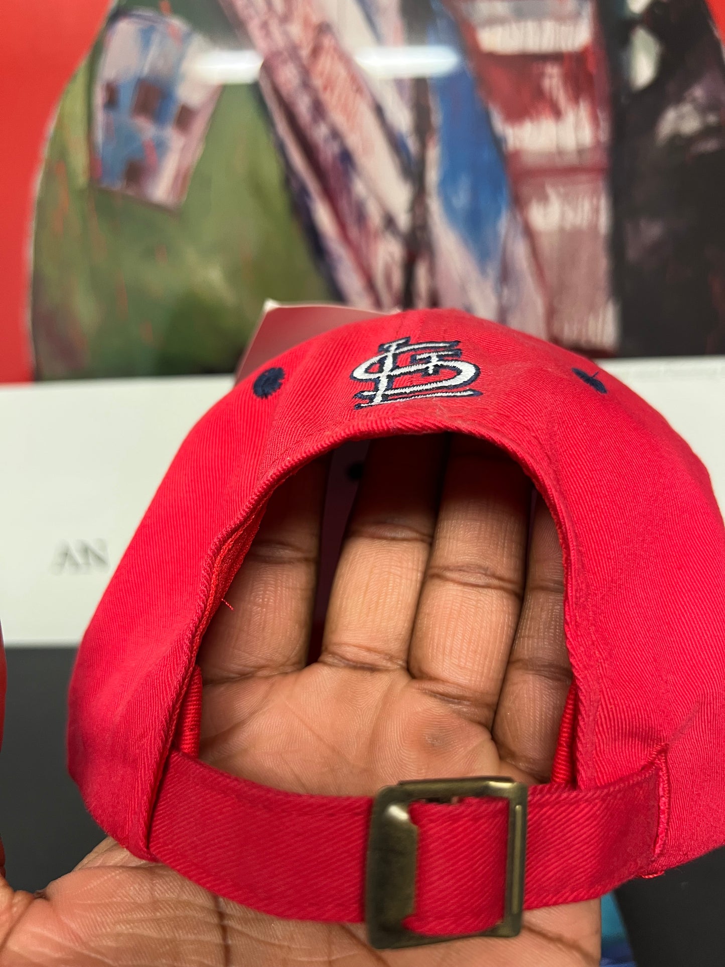 vintage St. Louis Cardinals Mark McGwire red baseball new era hat