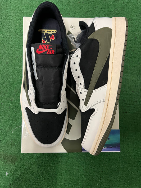 Jordan 1 low Travis Scott olive