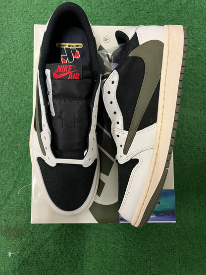 Jordan 1 low Travis Scott olive