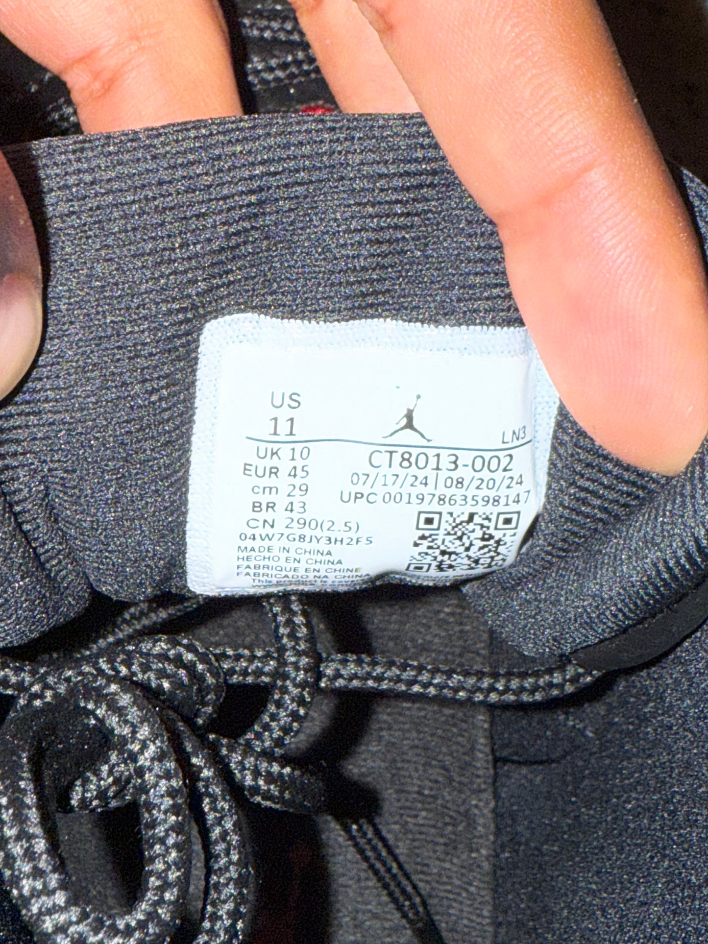 Jordan 12 Flu Game 11 Men/12.5 Women “Preowned”