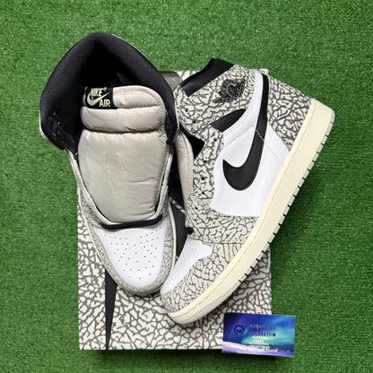 Jordan 1 White Cement