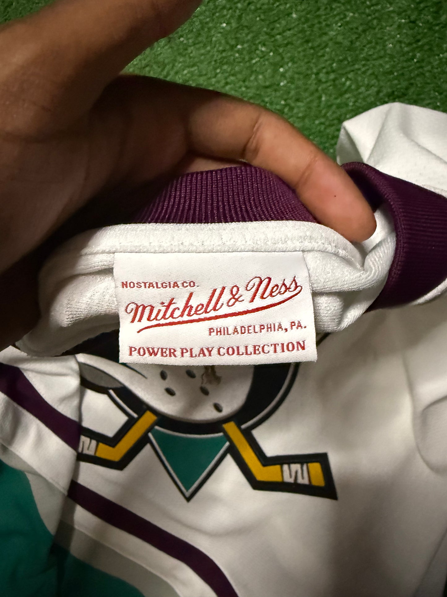 Anaheim Ducks Teemu Selanne Mitchell and Ness Power Play Jersey