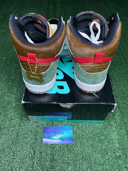 Nike Dunk High SB Walk The Dog size 12men/13.5women