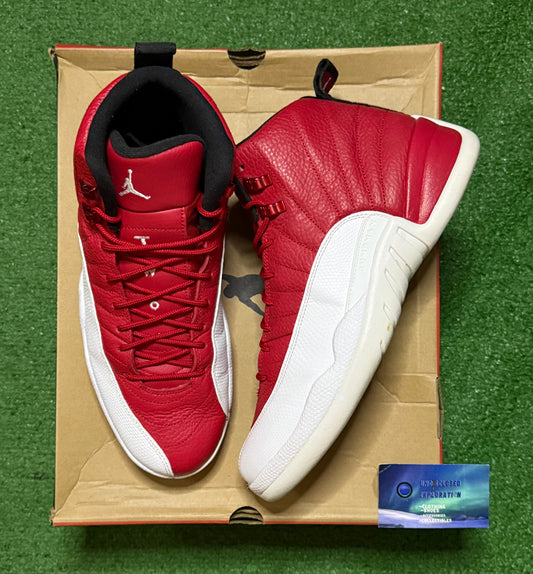 Jordan 12 Gym Red 11 Men/12.5 Women “Preowned”