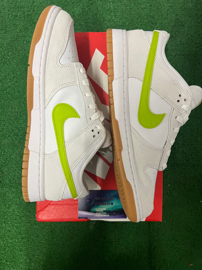 Nike dunk low white bright cactus