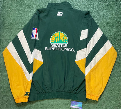 Vintage 1990s Seattle Sonics SuperSonics starter jacket
