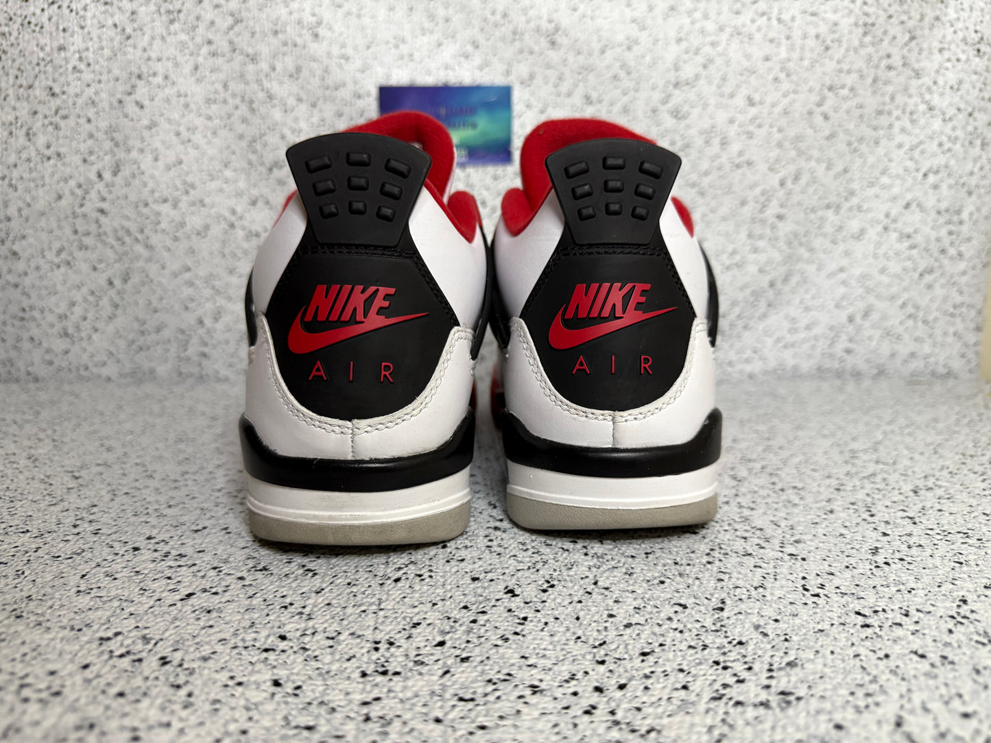 Jordan 4 Fire Red 5 Youth/6.5 Women “Preowned”