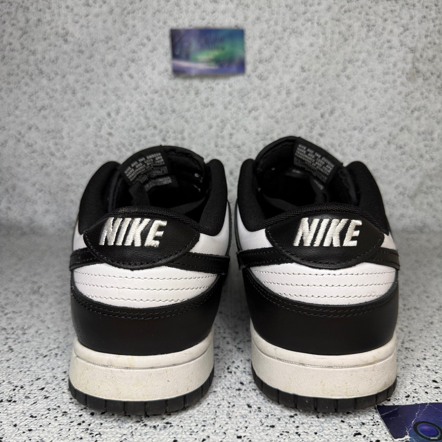 Nike Dunk Low Black White 11.5 Men “Preowned”