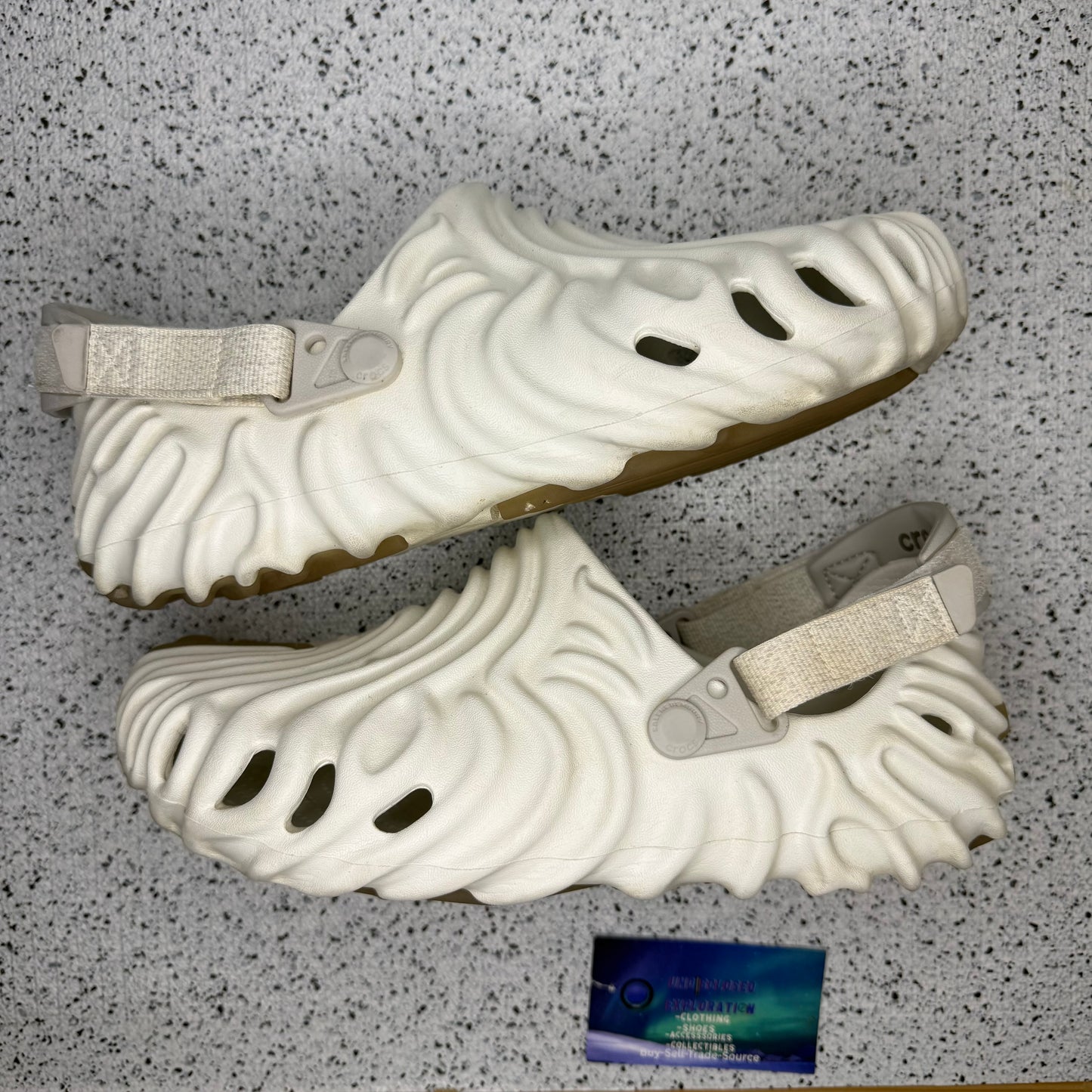 Salehe Bembury Crocs Pollex Clog Almost White 8 Men “Preowned”