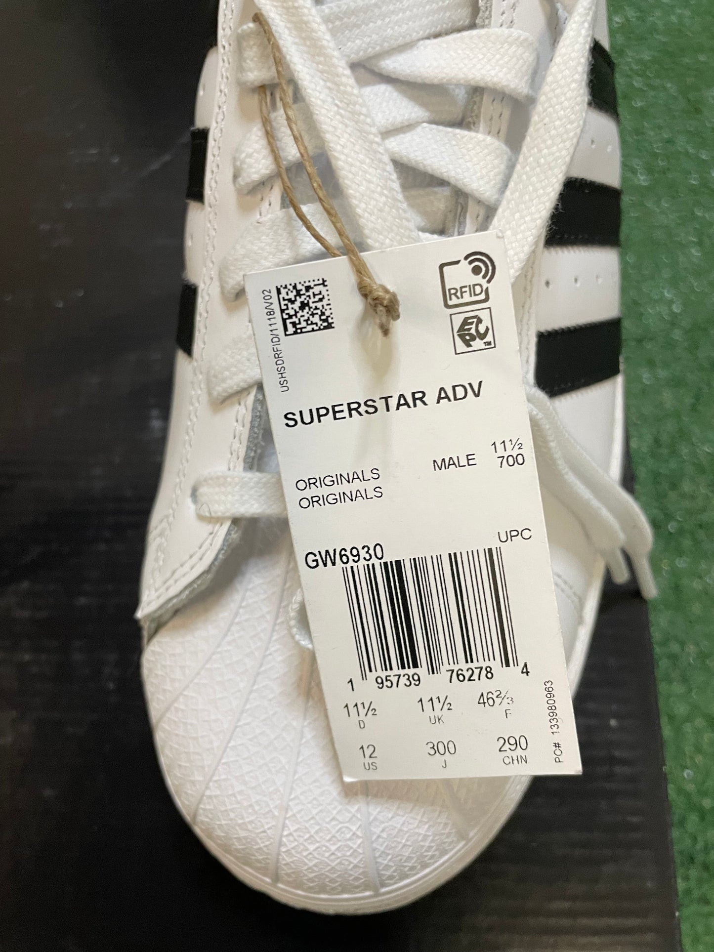 Adidas superstar ADV black and white
