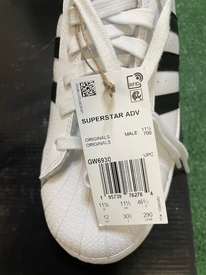 Adidas superstar ADV black and white