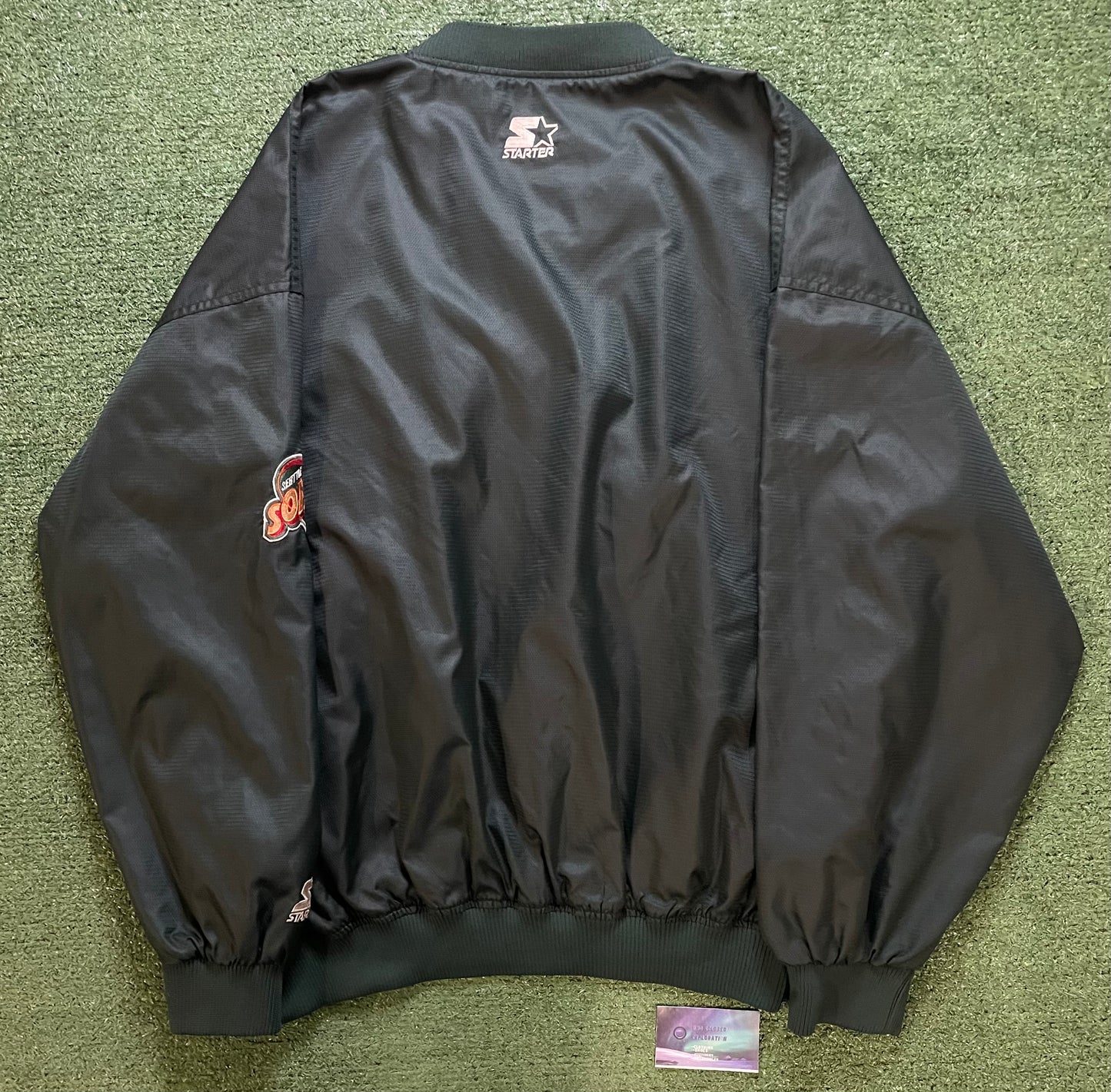 Vintage 1990s Seattle Sonics starter  pullover crewneck