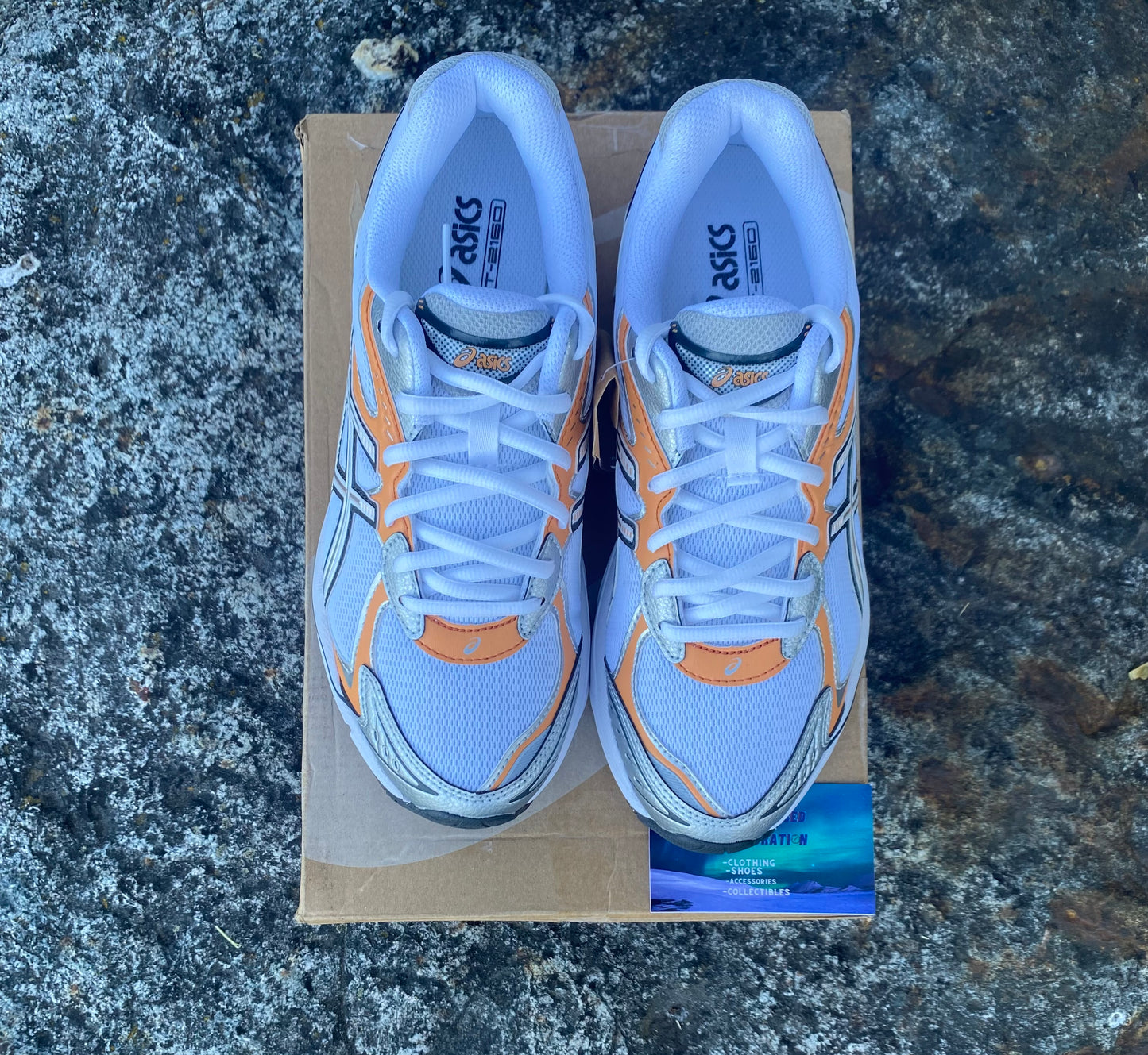 Asics Gt 2160 white orange Lily