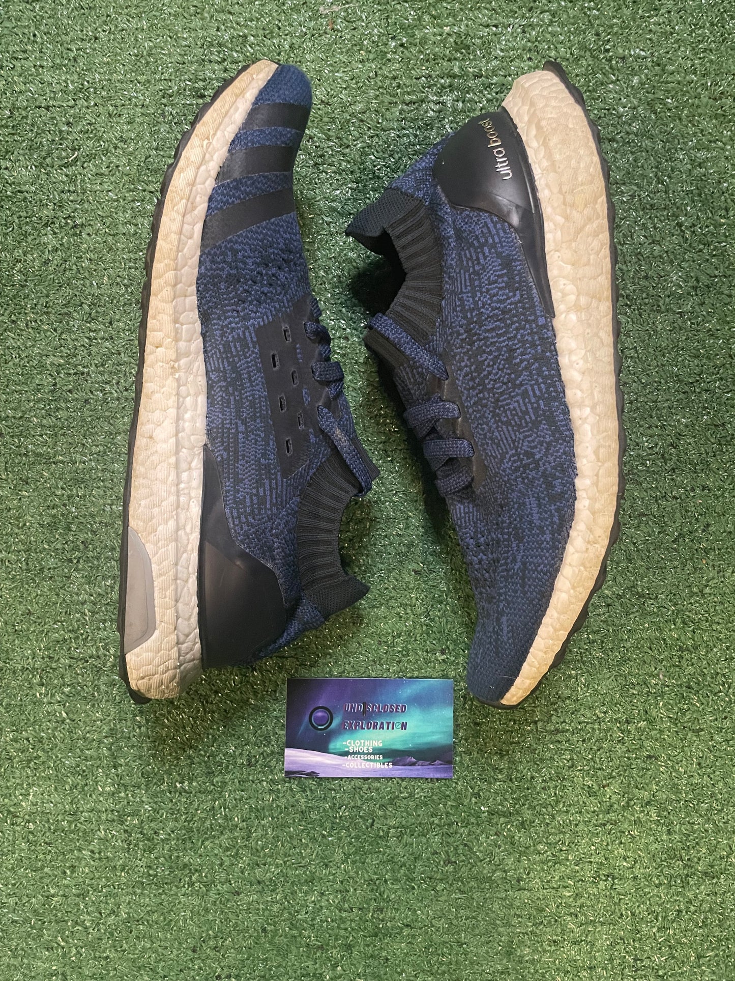 Adidas ultra boost uncaged collegiate navy size 9.5men/11women