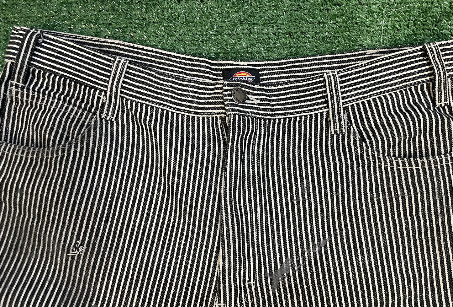 Vintage Dickies striped carpenter pants