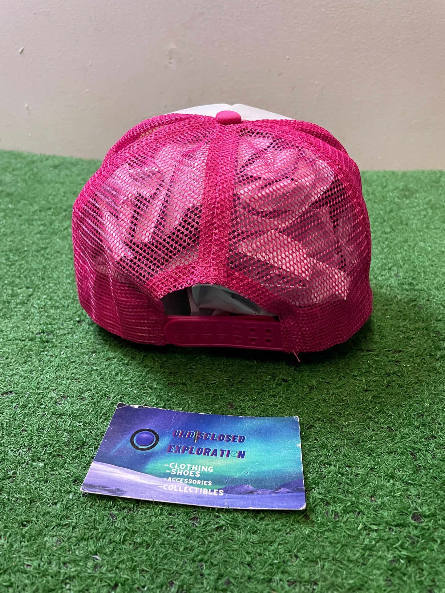 Let’s go girls pink and white hat