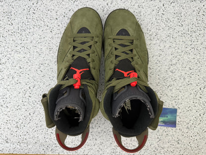 Jordan 6 Travis Scott Cactus Jack Olive