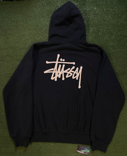 Stussy navy basic hoodie