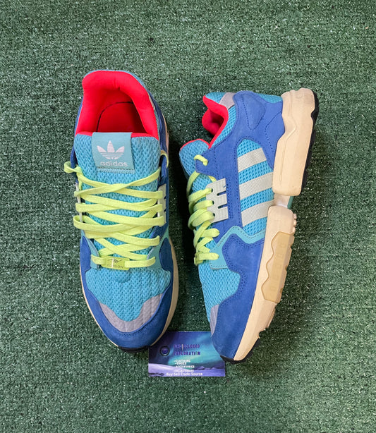 Adidas ZX torsion bright cyan size 10men/11.5women