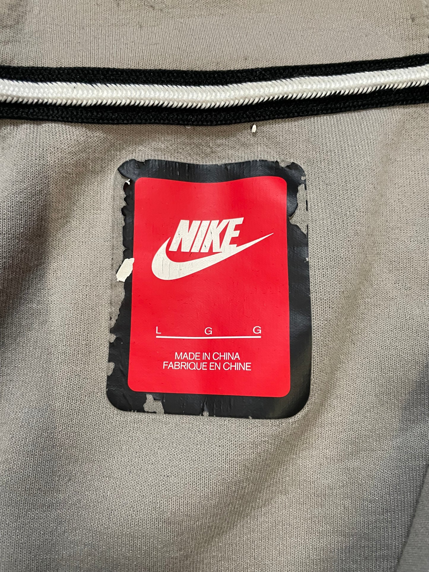 Nike grey tech fleece hoodie