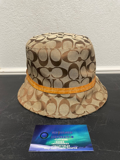 Vintage Coach monogram bucket hat