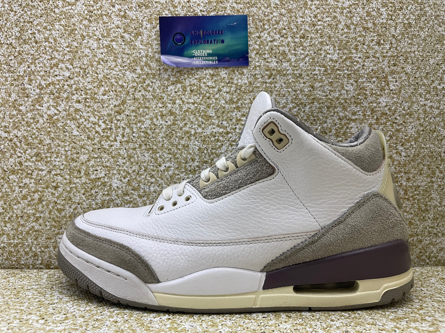 Jordan 3 A Ma Manieré 9.5 Men/ 11 Women “Preowned”